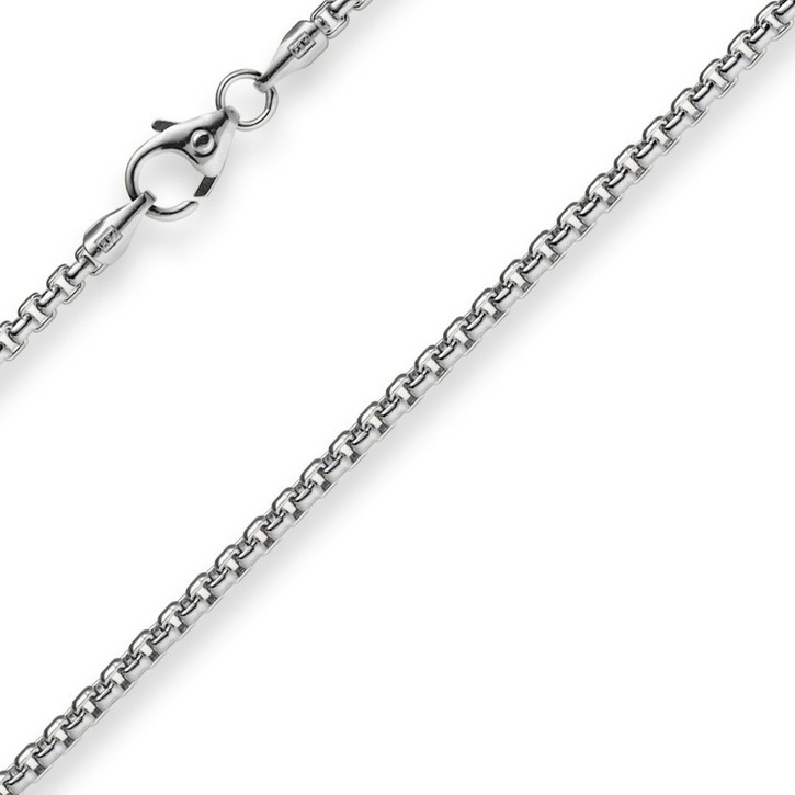 2mm Venezianerkette 585 Weißgold 40cm