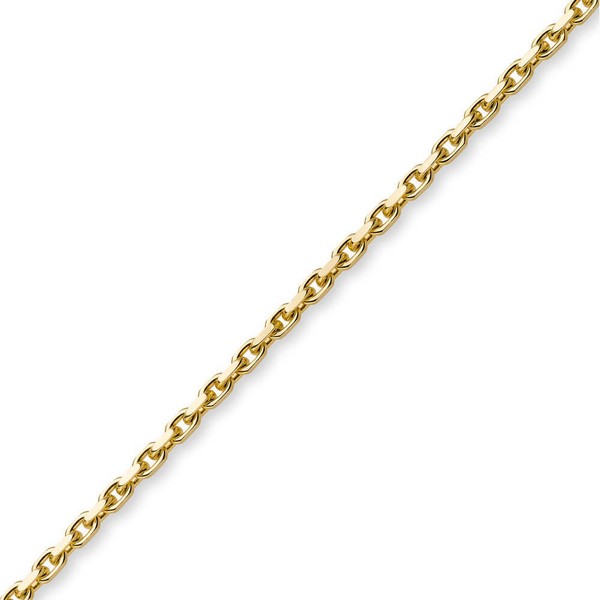 2,5mm Armband Ankerkette 750 Gelbgold 19cm