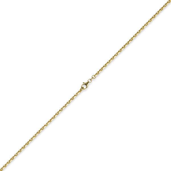 2,5mm Ankerkette aus 750 Gelbgold 45cm