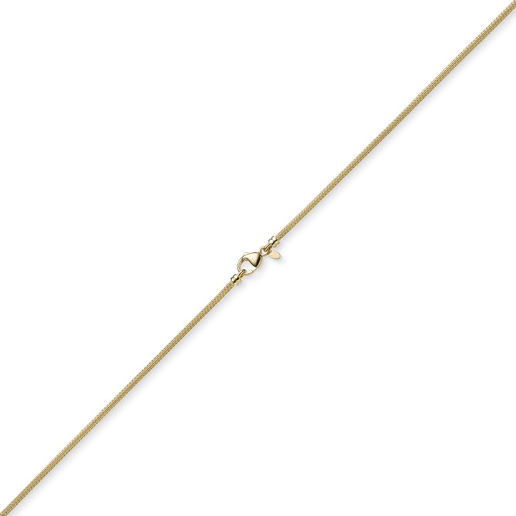 2,5mm Strickkette aus 585 Gelbgold rund 42cm