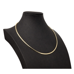 3mm Halsreif Collier Omegareif Omegakette 750 Gold Gelbgold Goldkette 42cm Damen 3mm Halsreif Collier Omegareif Omegakette 750 Gold Gelbgold Goldkette 42cm Damen