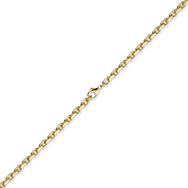5mm Ankerkette aus 750 Gelbgold 50cm