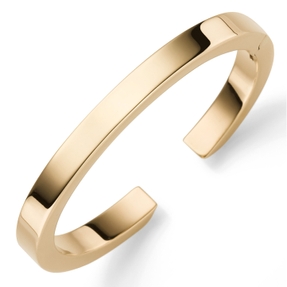Armspange offener Armreif Armschmuck aus 585 Gold Gelbgold 7mm breit, flach Armspange offener Armreif Armschmuck aus 585 Gold Gelbgold 7mm breit, flach