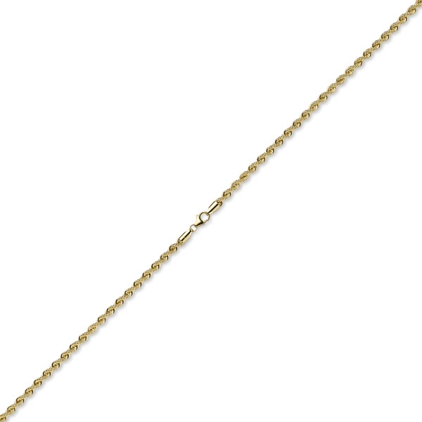 4mm Kordelkette aus 585 Gelbgold 80cm
