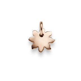 Anhänger Sonne aus 585 Gold Rotgold Goldanhänger Halsschmuck glänzend flach