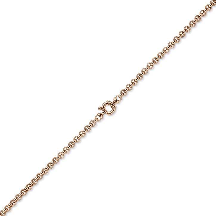 6mm Collier Erbkette 585 Rotgold Goldkette 50cm