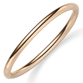 Armreif Armband Armschmuck aus 585 Gold Rotgold, 5mm breit, abgerundet glänzend Armreif Armband Armschmuck aus 585 Gold Rotgold, 5mm breit, abgerundet glänzend