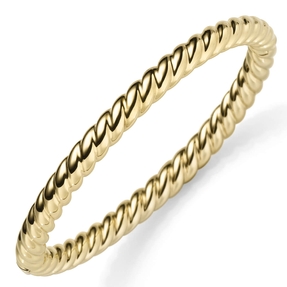 Kordel Armreif Armband Armschmuck aus 585 Gold Gelbgold 6mm breit, glänzend Kordel Armreif Armband Armschmuck aus 585 Gold Gelbgold 6mm breit, glänzend