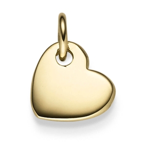 Anhänger Herz 15,5x11mm aus 585 Gold Gelbgold glänzend Halsschmuck