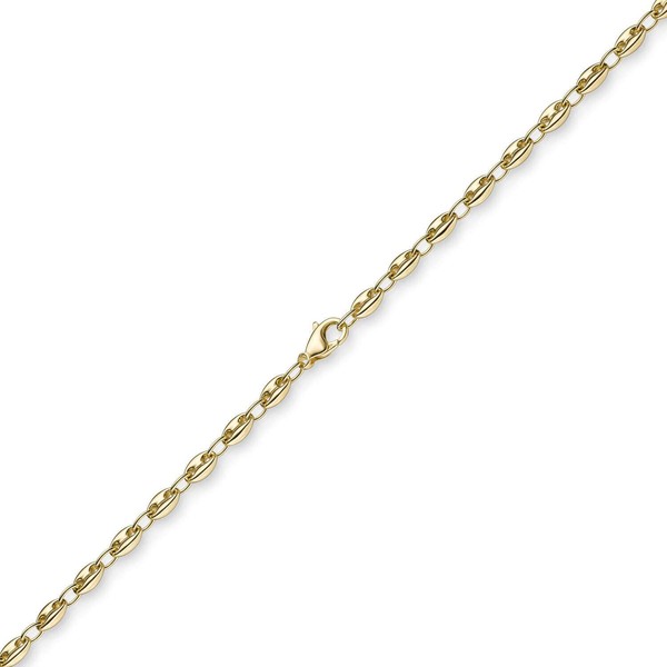 5.5mm Schiffsanker Kette aus 750 Gelbgold 55cm