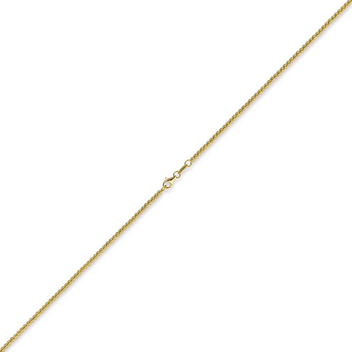 2.2mm Kugelkette 750 Gelbgold 50cm