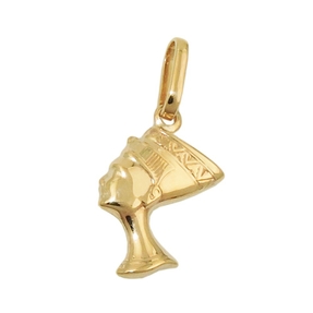 Ketten-Anhänger Pharao Nofretete aus 375 Gold Gelbgold Halsschmuck Ketten-Anhänger Pharao Nofretete aus 375 Gold Gelbgold Halsschmuck