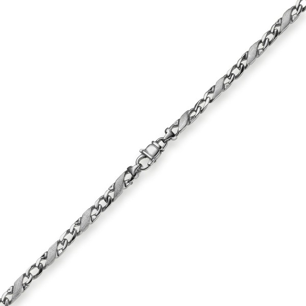 4.5mm Armband Rockwell X-Panzer 585 Weißgold 21cm