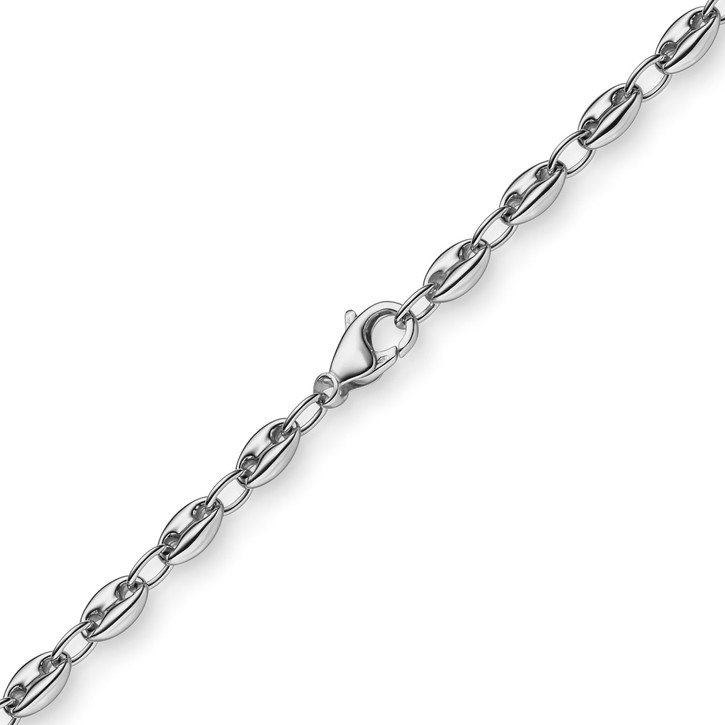 5.5mm Ankerkette Schiffsanker 585 Weißgold 50cm