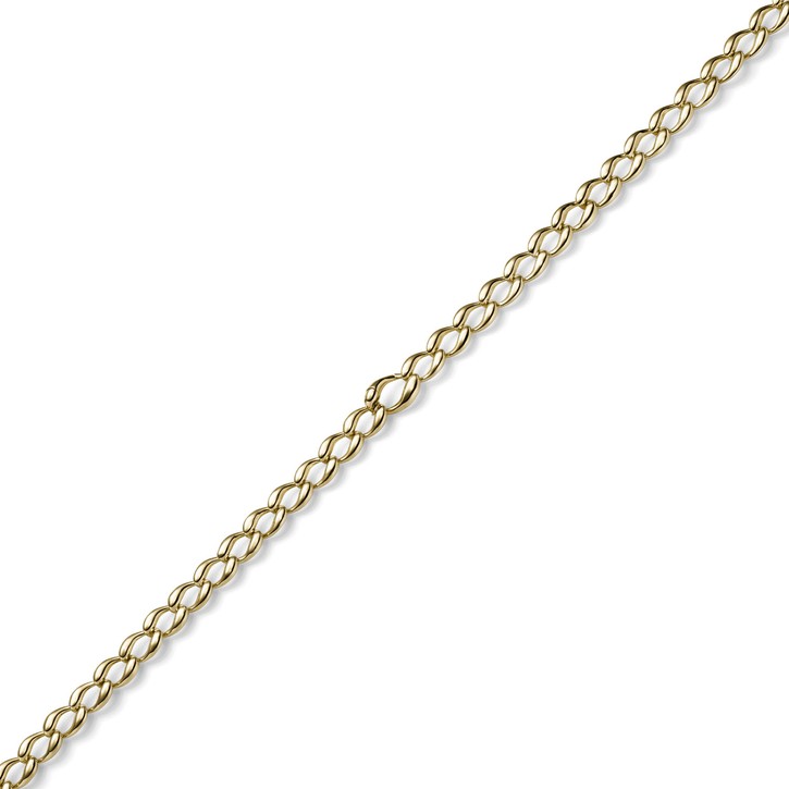 8mm Phantasiekette aus 585 Gelbgold 50cm