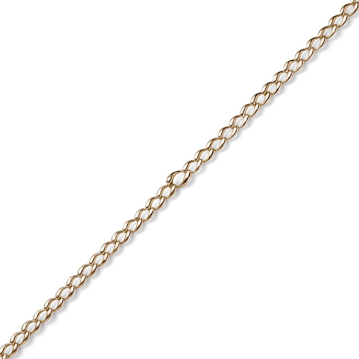 8mm Armband Phantasiekette aus 585 Rotgold 21cm