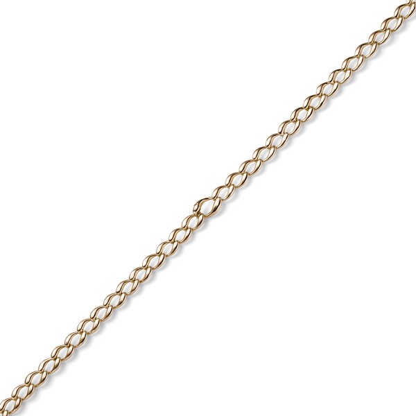 8mm Armband Phantasiekette aus 585 Rotgold 21cm