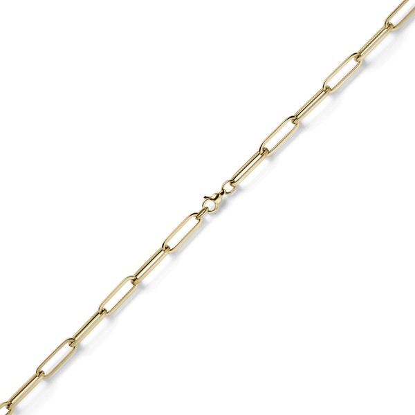 6.5mm Armband Weit-Ankerkette aus 585 Gelbgold 21cm