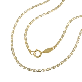 1,5mm Kette Phantasiekette Collier Halskette aus 375 Gold Gelbgold 45cm
