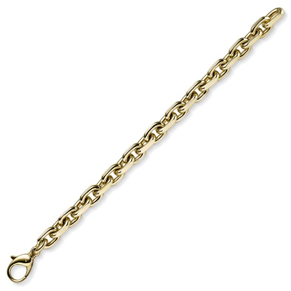 9mm Ankerarmband aus 585 Gelbgold 23cm