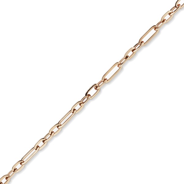 10mm Paper-Clip Kette aus 585 Rotgold 50cm