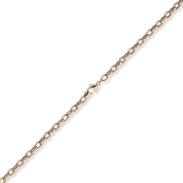 5mm Armband Erbs-Anker oval aus 585 Rotgold 19cm