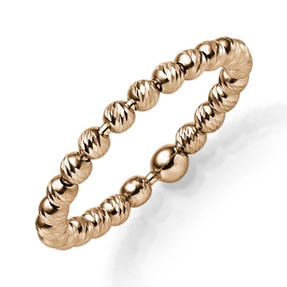 Ring Kugelring Damenring aus 585 Gold Rotgold diamantiert Breite 2,2mm Ring Kugelring Damenring aus 585 Gold Rotgold diamantiert Breite 2,2mm