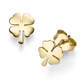 Ohrringe Ohrstecker 7,5mm Kleeblatt Glückssymbol aus 585 Gold Gelbgold Ohrringe Ohrstecker 7,5mm Kleeblatt Glückssymbol aus 585 Gold Gelbgold