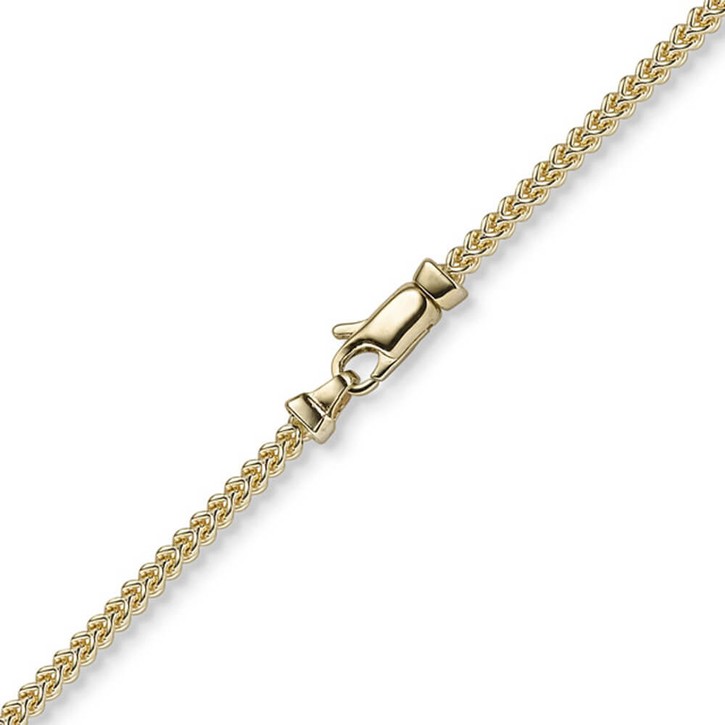 2mm Franco Kette aus 585 Gelbgold 45cm