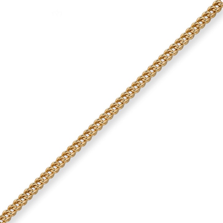 2mm Franco Kette aus 585 Gelbgold 45cm