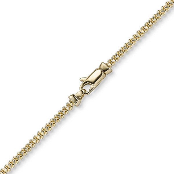 2mm Franco Kette aus 585 Gelbgold 45cm