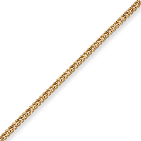 2mm Franco Kette aus 585 Gelbgold 45cm