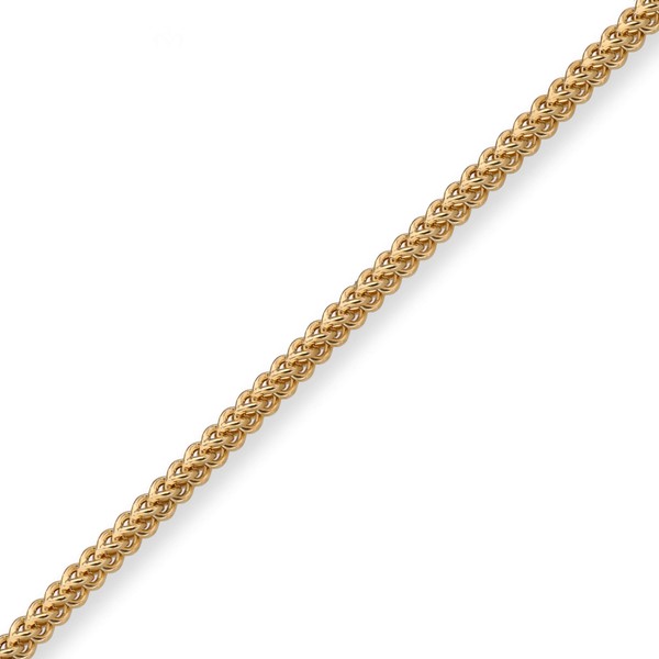 2mm Franco Kette aus 750 Gelbgold 55cm