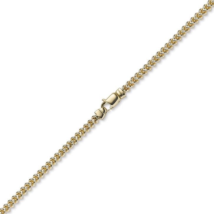 4.5mm Franco Armband aus 750 Gelbgold 21cm