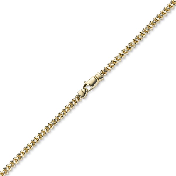 4.5mm Franco Kette aus 750 Gelbgold 55cm