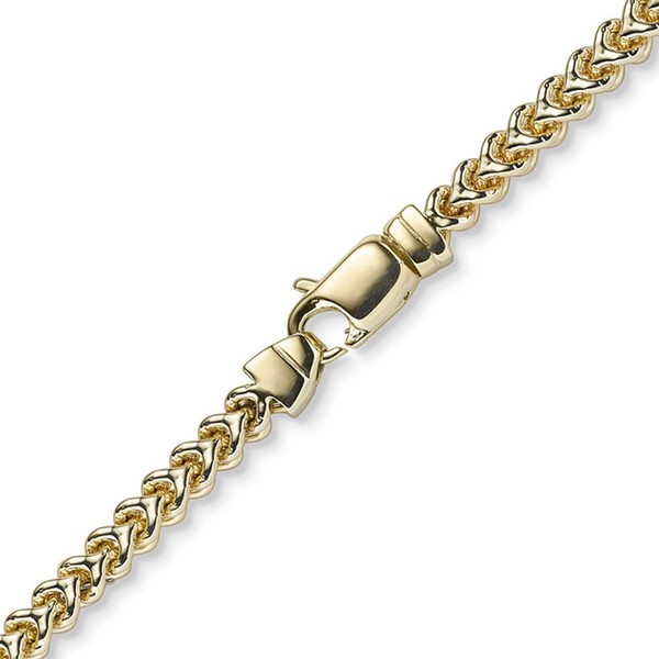 4.5mm Franco Kette aus 750 Gelbgold 60cm