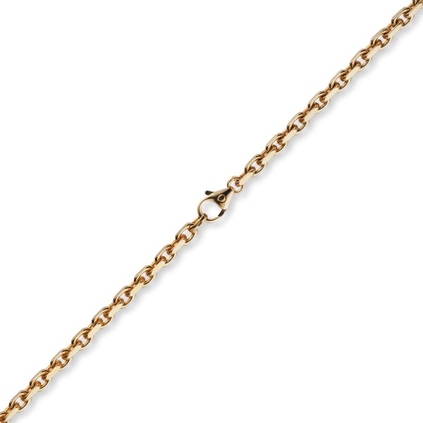 4mm Armband Ankerkette aus 585 Rotgold 19cm