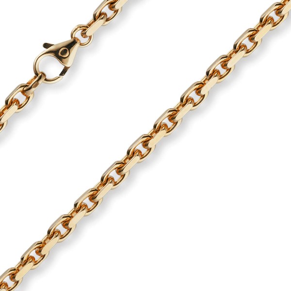 4mm Armband Ankerkette aus 750 Rotgold 21cm