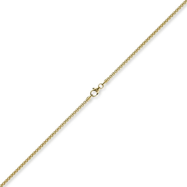 2mm Venezianerkette rund aus 750 Gelbgold 60cm
