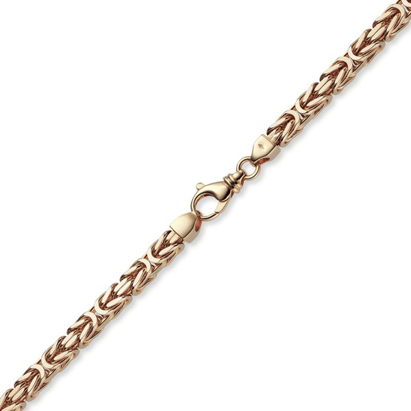 7mm Königskette aus 750 Rotgold 70cm