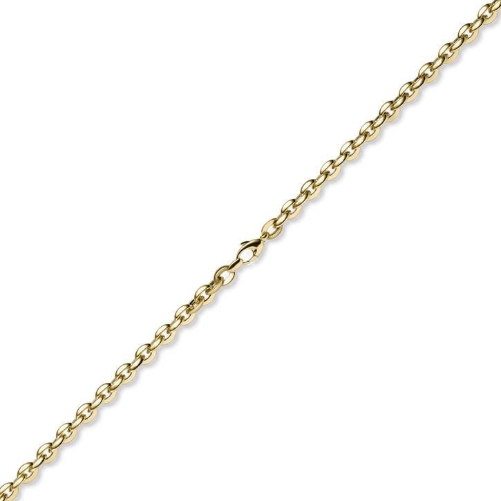 8mm Phantasiekette aus 585 Gelbgold 50cm