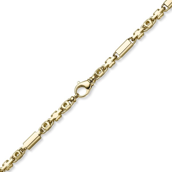 6.5mm Monte Carlo Kette aus 585 Gelbgold 65cm