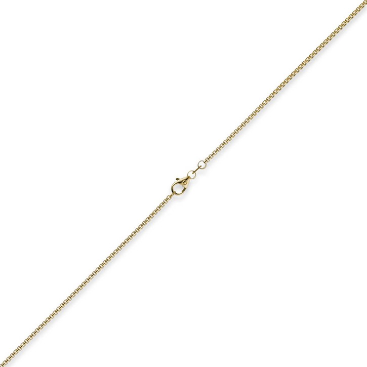 1.5mm Venezianerkette rund 750 Gelbgold 38cm