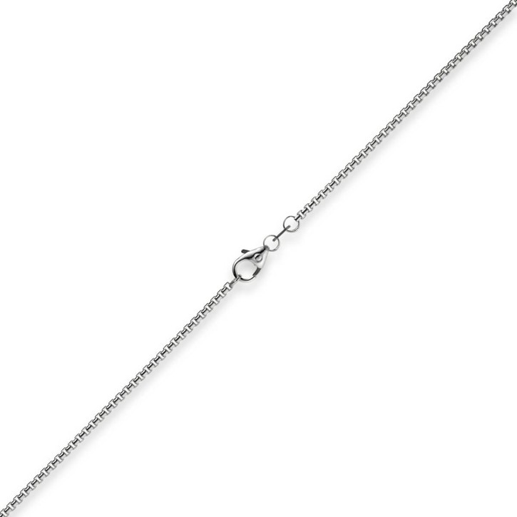 1.5mm Venezianerkette rund 750 Weißgold 60cm