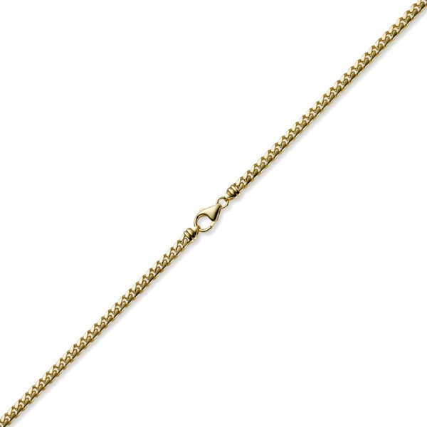 5mm Panzerkette oval 750 Gelbgold 45cm