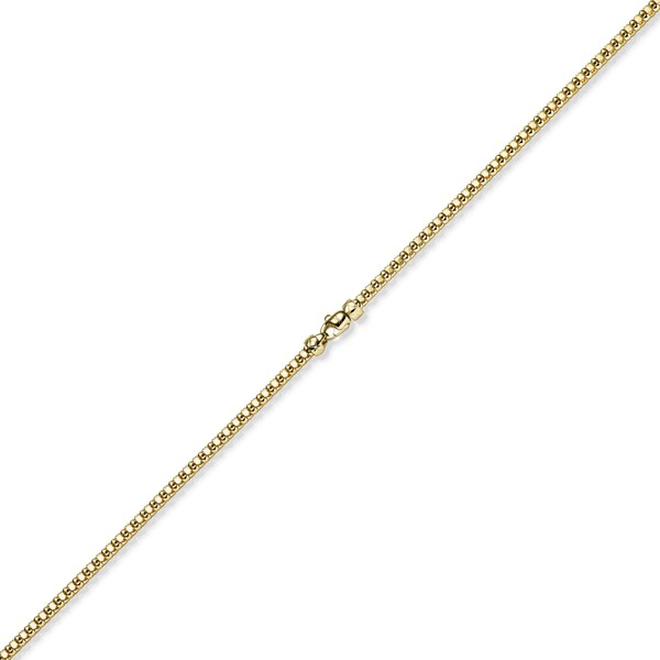 4mm Phantasiekette aus 585 Gelbgold 50cm