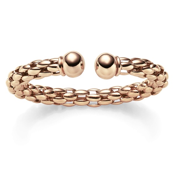 8.5mm Lotus-Armspange aus 585 Rotgold