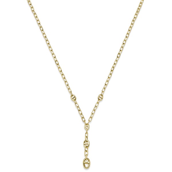 Y-Kette Phantasiekette aus 585 Gelbgold 45cm
