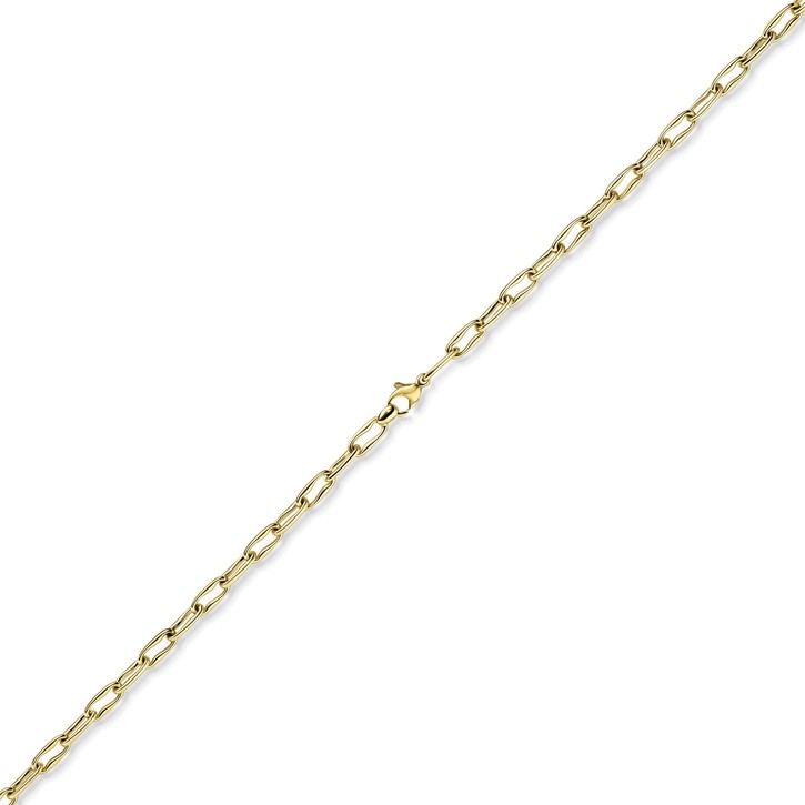 5mm Phantasiekette aus 585 Gelbgold 50cm