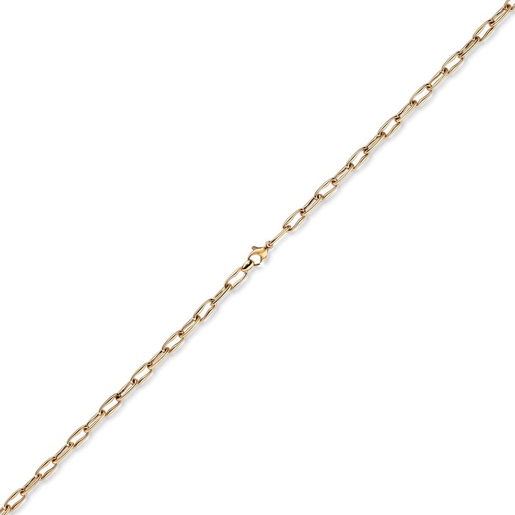 5mm Phantasiekette aus 585 Rotgold 45cm